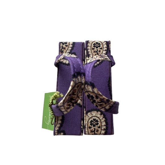 NWT Vera Bradley Simply Violet Cut The Deck Purple Black Fabric Playing Cards - Picture 5 of 5